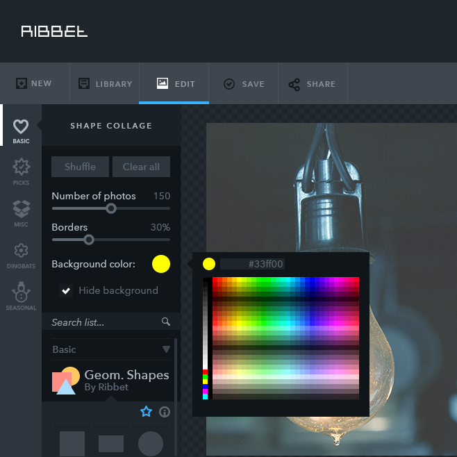 ribbet logo design process