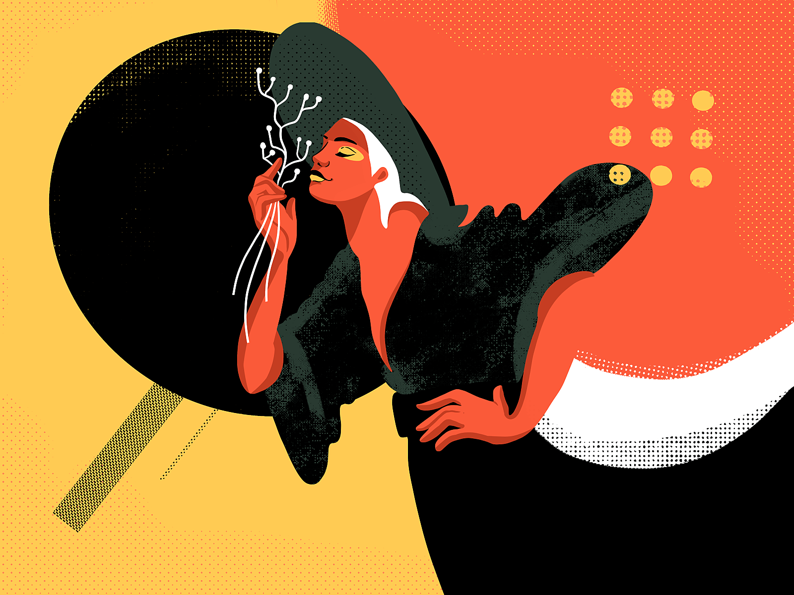 negative space illustration