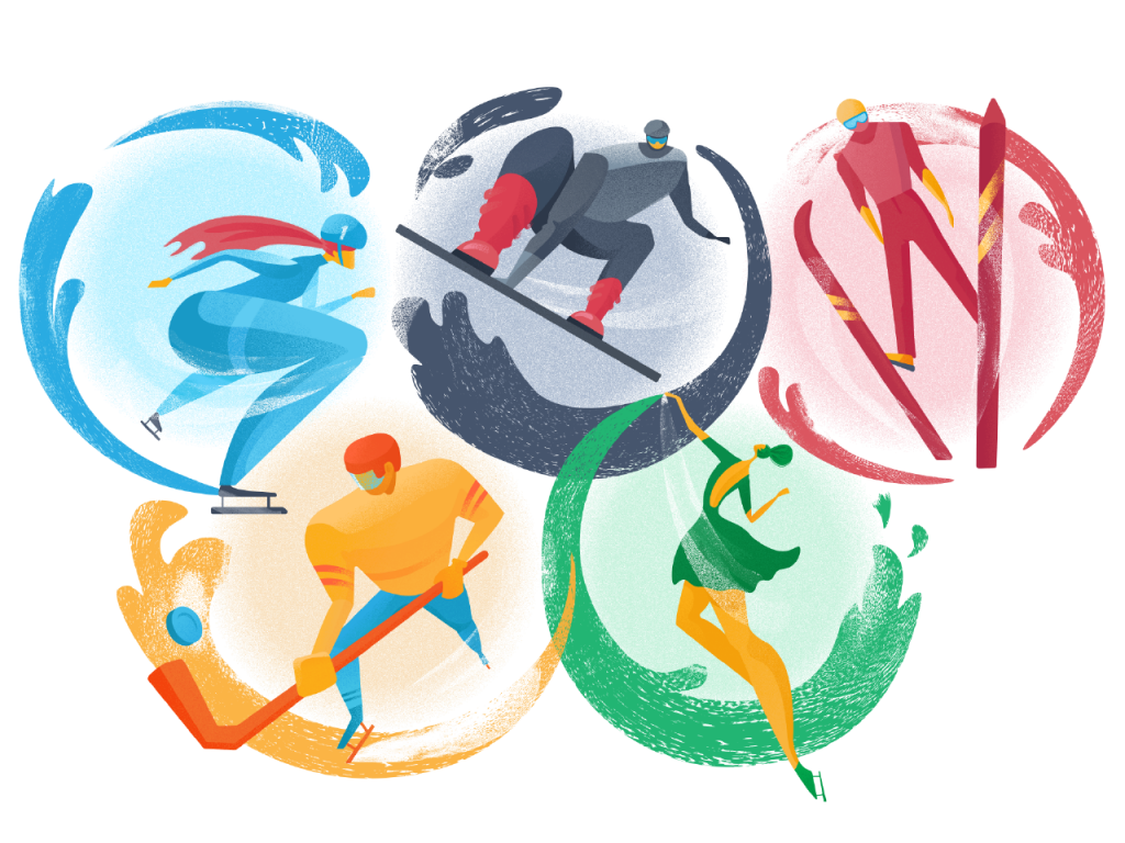 olympic games illustration tutorial