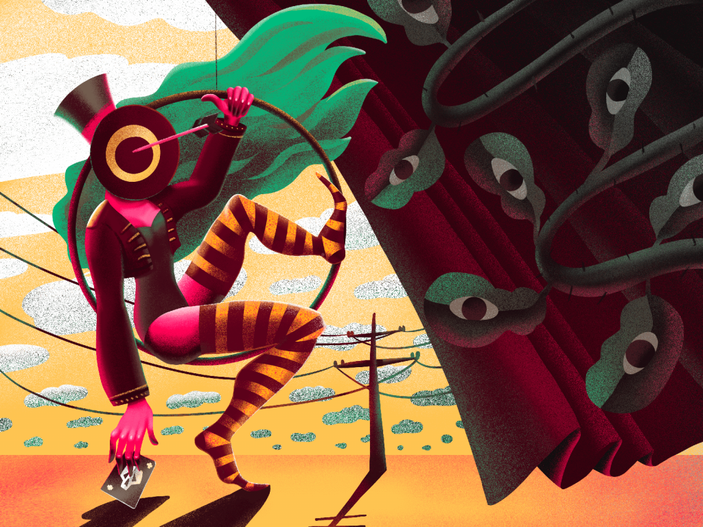 surrealistic illustration tubik