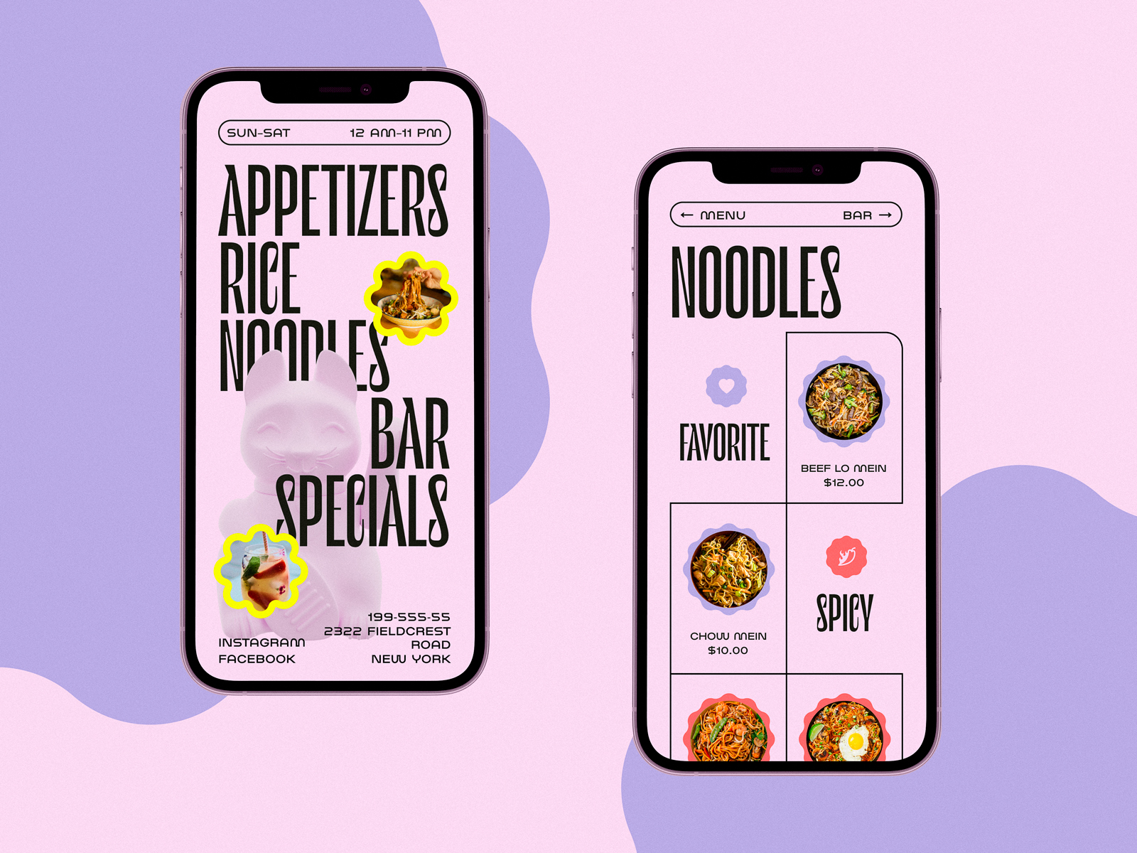 chinese restaurant mobile website tubik design