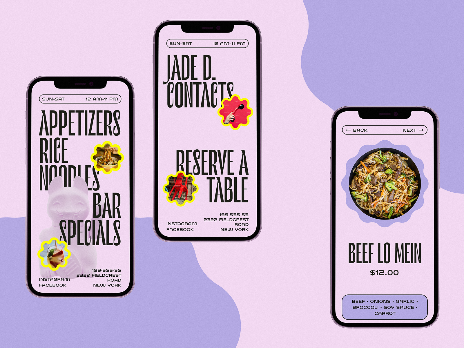 chinese restaurant mobile website tubik design