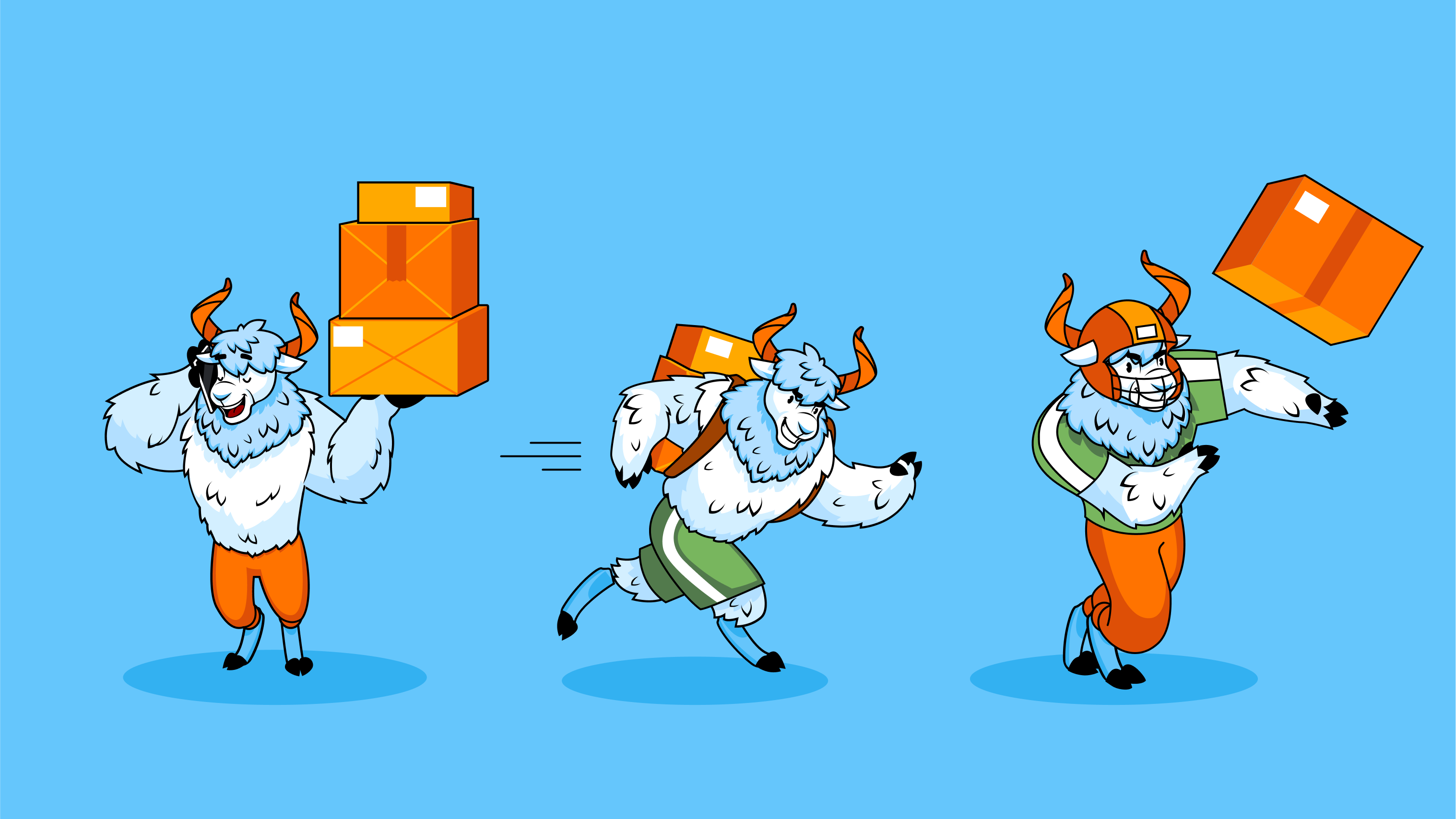 packyak tubik blog illustration mascot design